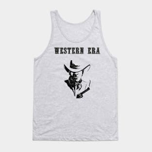 Western Era - Cowboy with Revolver Tank Top